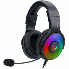 Headset Gamer Redragon Pandora 2 Black Led RGB P3 C/ Adaptador P2 (Pega em Todas as Plataformas)