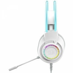 Headset Gamer Redragon Scream Branco, RGB, Drivers De 40mm, USB+5.5mm, White, H231W-RGB na internet