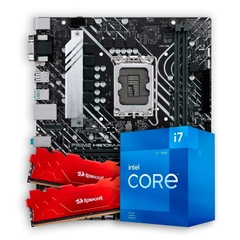 H610 DDR4 Asus Prime + i7 12700F 4.90Ghz + Intel Cooler + Mem DDR4 16GB 2/8GB 3200MHz Redragon