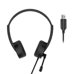 Headset Office Lecoo HT106 USB com Microfone - comprar online