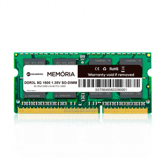 Memória Not DDR3L 8GB 1600MHz GT