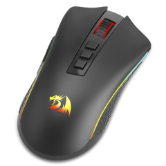 Mouse Gamer Redragon Cobra Pro RGB, Wireless, Sem Fio, 16000 DPI, 8 Botões Programáveis, Black, M711-PRO na internet