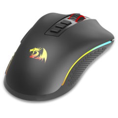 Mouse Gamer Redragon Cobra Pro RGB, Wireless, Sem Fio, 16000 DPI, 8 Botões Programáveis, Black, M711-PRO - loja online