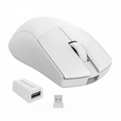 Mouse Gamer Redragon King Pro Lunar White, Wireless, Bluetooth, 26000 DPI, 7 Botões, Branco, M916W-PRO-1K - comprar online