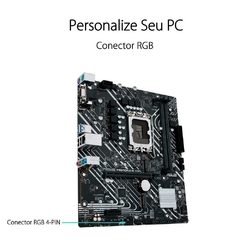 Placa Mãe LGA1700 H610M-E DDR4 c/ M.2 12ª Geração Asus Prime 1 Ano de Garantia - WZetta: Pcs, Eletrônicos, Áudio, Vídeo e mais