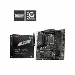 Placa Mãe LGA1700 B760 DDR5 12ª/13ª/14ª Geração MSI Pro Series WI-FI - 1 Ano de Garantia + (Garantia Fabricante) - loja online