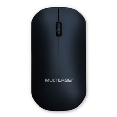 Mouse Sem Fio Multilaser Preto 2.4GHZ 1200DPI