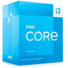 Processador Intel Core i3-13100F 4.5GHz Max Turbo Cachê 12MB 4N/8T LGA 1700