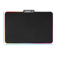 Mouse Pad LED RGB Exbom 357x255x5mm