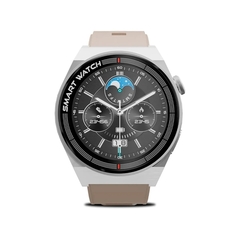 Smartwatch Goldentec GT Classic, Tela Full Touch 1,28", IP67, Bluetooth 5.0, Bege - comprar online