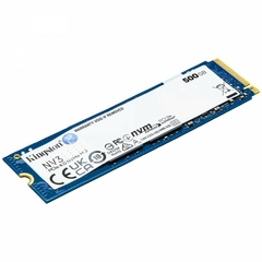 SSD M.2 NVMe 500GB Kingston NV3 PCIe 4.0 Leitura 5000MB/S Gravação 3000MB/S - SNV3S/500G - 3 Anos de Garantia - comprar online