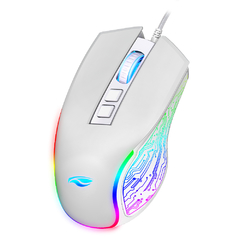 Mouse Gamer C3Tech Ravage MG-720WH White Rgb 12.800DPI - comprar online