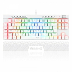 Teclado Óptico 80% Redragon Magic Wand Pro White RGB Switch Blue