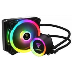 Water Cooler Gamdias Chione Black 120mm Led ARGB Intel/AMD LGA1200/2066/2011 | AM4 TDP: 150W ± 10% - E2-120R