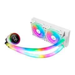 Water Cooler Rise Mode Aura Ice White 240mm Display LCD Led ARGB Intel/AMD LGA1700/2066/2011 | AM5 TDP: 250W - RM-WAI-02-ARGB - comprar online