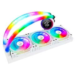 Water Cooler Rise Mode Aura Ice White 360mm Display LCD Led ARGB Intel/AMD LGA1700/2066/2011 | AM5 TDP: 300W - RM-WAI-03-ARGB - comprar online