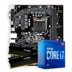 H510 DDR4 Gigabyte + i7 10700F 4.80Ghz + Intel Cooler + Mem DDR4 16GB 2/8GB 2666MHz GT