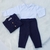 Conjunto infantil em tricot 50% algodão