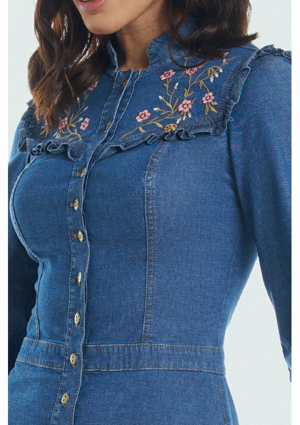 Vestido jeans best sale via tolentino