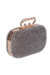 Clutch strass plata cierre anillos dorados - comprar online