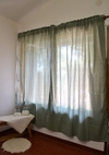 Cortinas Tusor - Verde seco 190 alt x 280anc.