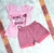 Conjunto infantil feminino 1 ano