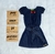 Vestido jeans infantil 2 anos