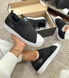 Tênis Adidas Superstar Slip-On Preto - comprar online