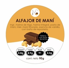 Alfajor de maní integral - MS SNACK SALUDABLES