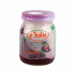 Yogur descremado con colchón de frutos rojos - DAHI