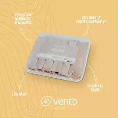 CANELONES KETO DE POLLO Y MUZZARELA 6un – VENTO - comprar online