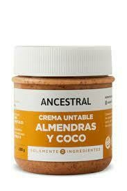 Untable de almendras y coco - ANCESTRAL