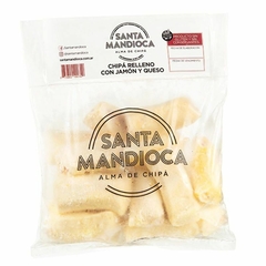 Chipá relleno de jamón y queso - SANTA MANDIOCA