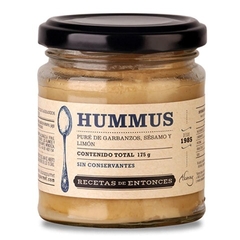 Hummus con Sésamo y Limón x 175 gr - RECETAS DE ENTONCES