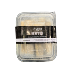 CANELONES KETO DE POLLO Y MUZZARELA 6un – VENTO