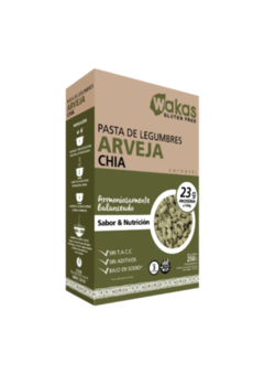 Fusilli Arveja y Chia - WAKAS - comprar online