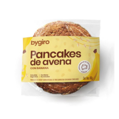 Pancakes avena y banana - BYGIRO