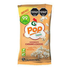 POCHOCLOS GALLO POP X50G CARAMELO