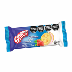 GALLETITAS RELLENAS SMAMS SABOR FRUTILLA 105G