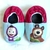 Pantufa Rosa Personalizada Masha e o Urso Tamanho 25/26