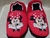 Pantufa Vermelha Personalizada Minnie Tamanho 21/22