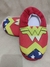 Pantufa Vermelha Personalizada Mulher Maravilha Tamanho 23/24