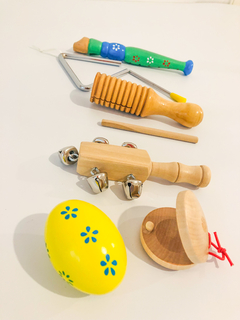 Kit Musical Grande por 6 instrumentos con huevo maraca. NUEVO KIG - comprar online