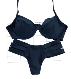 Conjunto Top lateral Larga + calcinha 3 tiras Ibiza - comprar online