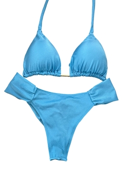 Conjunto Top Cortininha + Calcinha Borboleta Ibiza