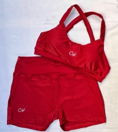 Conjunto Short Box com Top Alça Larga Wonder