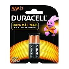 Pilas Duracell AAA x2