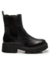 BOTA QUIZ CANO CURTO EM NAPA COM ELASTANOS LATERAIS PRETO 61-1918-19