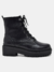 BOTA VIA MARTE EM NAPA CANO CURTO DETALHE STRASS PRETO 005-001-01 - comprar online