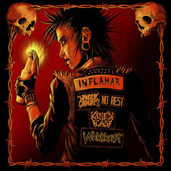 Manger Cadavre?/No Rest/Vasen Käsi/Warkrust​ split "Infamar"